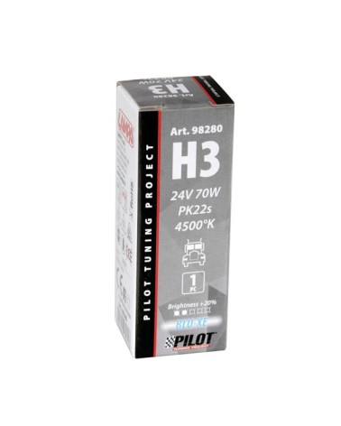 24V Lampada alogena Blu-Xe - H3 - 70W - PK22s - 1 pz  - Scatola