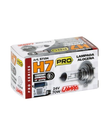 24V Lampada alogena Pro - H7 - 70W - PX26d - 1 pz  - Scatola