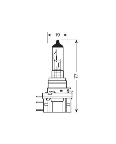 24V Original Line - H15 - 20 60W - PGJ23t-1 - 1 pz  - Scatola