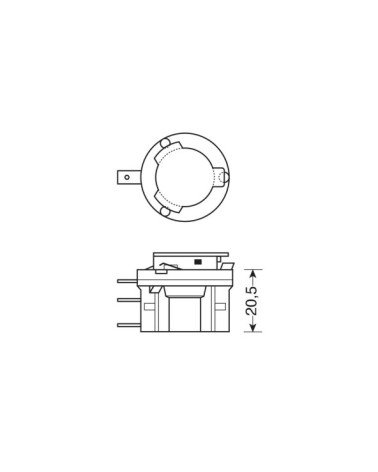 24V Original Line - H15 - 20 60W - PGJ23t-1 - 1 pz  - Scatola