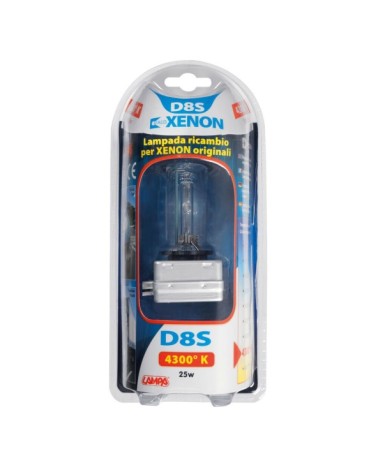 Lampada HID Xenon 4.300°K - D8S - 25W - PK32d-1 - 1 pz  - D Blister