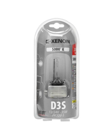 Lampada HID Xenon 5.000°K - D3S - 35W - PK32d-5 - 1 pz  - D Blister