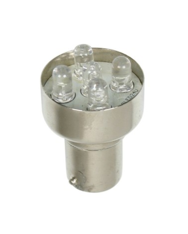 24V Lampada Multi-Led 5 Led - dal R10W - BA15s - 1 pz  - Scatola - Bianco