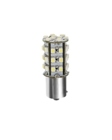 24 28V Hyper-Led 39 - 39 SMD x 1 chips - dal P21W - BA15s - 1 pz  - D Blister - Bianco - Doppia polarità