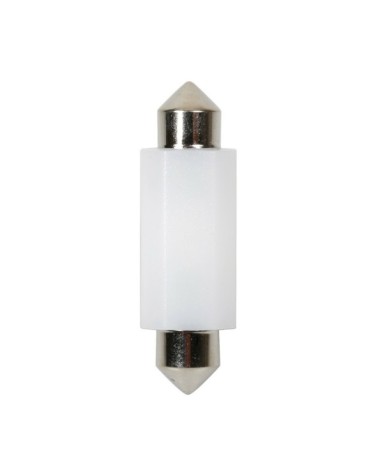 9 32V Mega-Led 2 - 2 SMD x 1 chip - 12x41 mm - SV8,5-8 - 20 pz  - Busta - Bianco - Doppia polarità - Resistenza incorporata