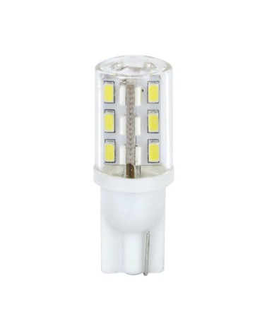 10 30V Mega-Led 24 - 24 SMD x 1 chip - dal T10 - W2,1x9,5d - 2 pz  - D Blister - Bianco