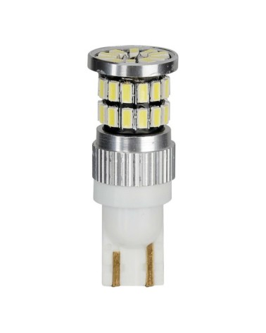 24 30V Mega-Led 36 - 36 SMD x 1 chip - dal T10 - W2,1x9,5d - 2 pz  - D Blister - Bianco - Doppia polarità