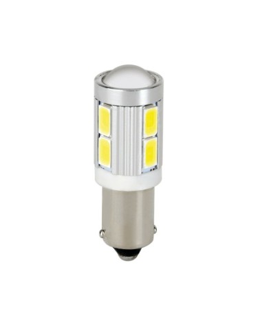 9 32V Led Series - 10 SMD - dal T4W - BA9s - 2 pz  - D Blister - Bianco - Doppia polarità