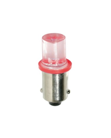 24V Micro lampada 1 Led - dal T4W - BA9s - 2 pz  - D Blister - Rosso