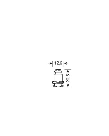 24 30V Led series - 1 Led SMD - dal R11 - B8,0 - 20 pz  - Busta - Bianco