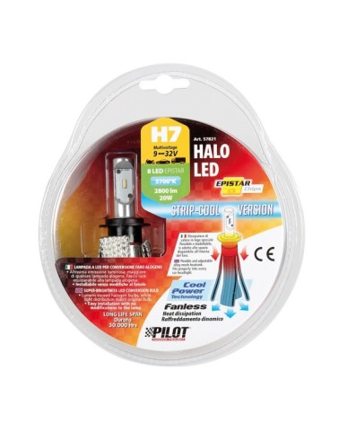 9-32V Halo Led Serie 2 Strip-Cool - dal H7 - 20W - PX26d - 1 pz  - D Blister