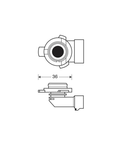 9-32V Halo Led Serie 3 Blade - dal HIR2 9012 - 20W - PX22d - 2 pz  - Scatola