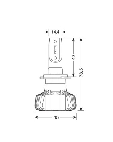 9-32V Halo Led Serie 5 Blaster - dal H7 - 20W - PX26d - 2 pz  - Scatola