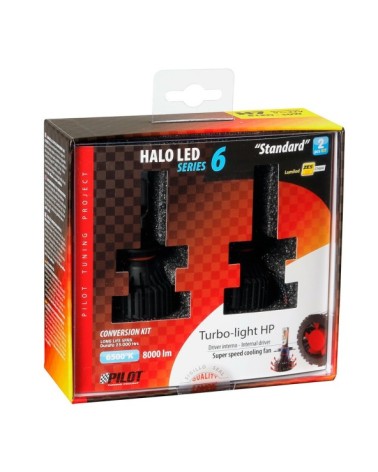 9-32V Halo Led Serie 6 Standard - dal H7 - 30W - PX26d - 2 pz  - Scatola