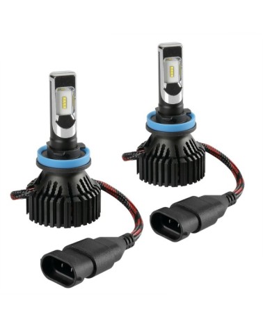 9-32V Halo Led Serie 6 Standard - dal H8-H9-H11-H16 - 30W - PGJ19-X - 2 pz  - Scatola