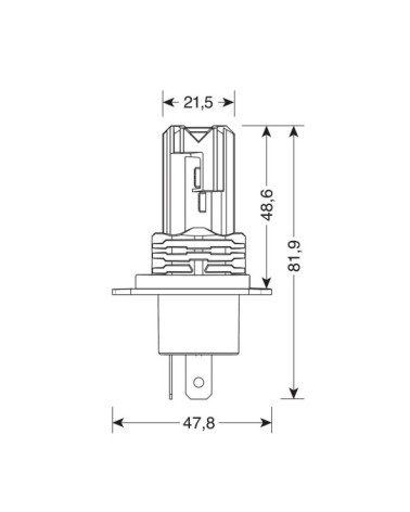 9-32V Halo Led Serie 10 Halo Killer - dal H4 - 20W - P43t - 2 pz  - Scatola