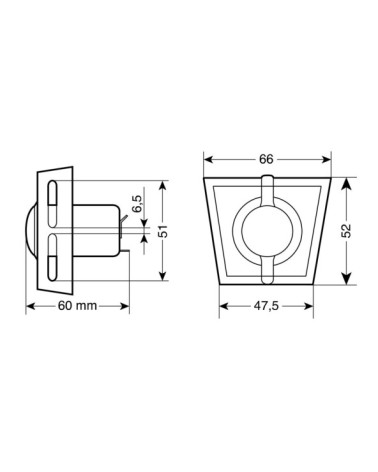 PX-1, kit presa corrente con pannello di supporto opzionale, 12 24V