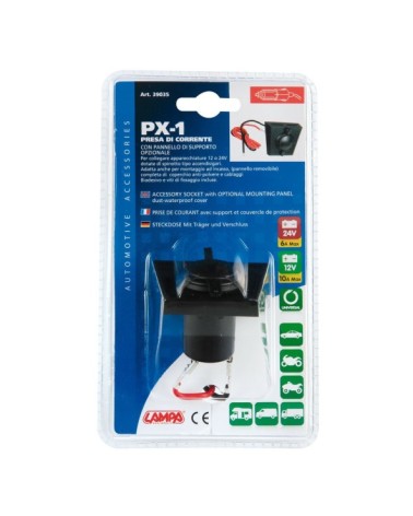 PX-1, kit presa corrente con pannello di supporto opzionale, 12 24V