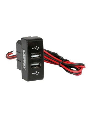 Original-Fit, doppia presa USB, 12 24V, compatibile con Mercedes