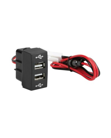 Original-Fit, doppia presa USB, 12 24V, compatibile con Mercedes