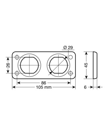 Twin-Flush, pannello doppio