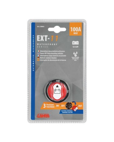 Ext-11, interruttore stacca batteria a 3 posizioni, 12 32V