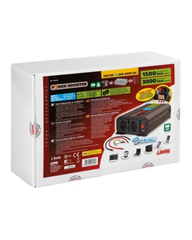 Power Inverter 1500, trasformatore 24V  al  220V