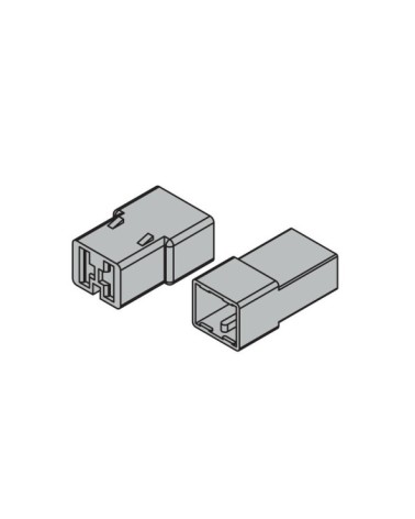 Kit 10 connettori rapidi a 2 vie per terminali non isolati