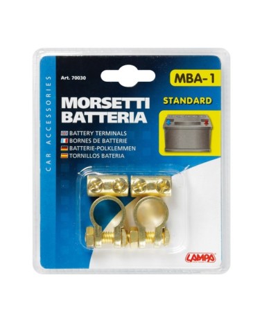 Coppia morsetti batteria standard