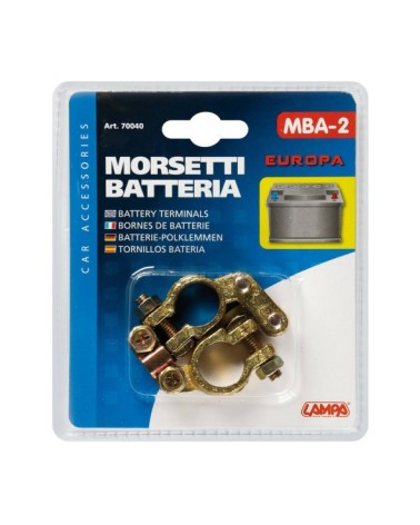 Coppia morsetti batteria modello Europa