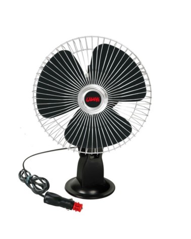 Chrome-fan, ventilatore con ventosa d. 8" - 12V