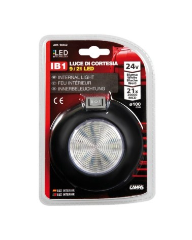 Luce di cortesia a 9 21 Led - Bianco