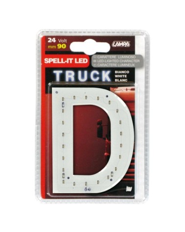 Spell-It Led, 90 mm, 24V - Bianco - D