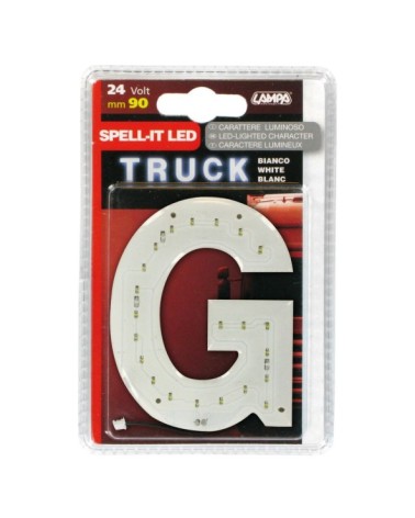 Spell-It Led, 90 mm, 24V - Bianco - G