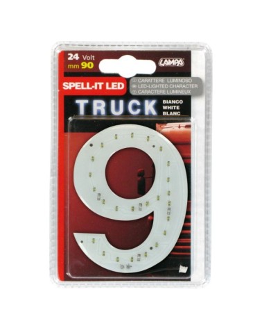 Spell-It Led, 90 mm, 24V - Bianco - 9