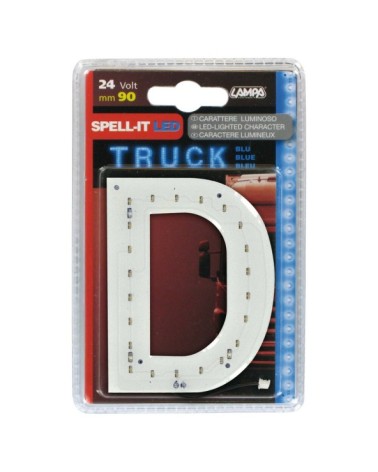 Spell-It Led, 90 mm, 24V - Blu - D