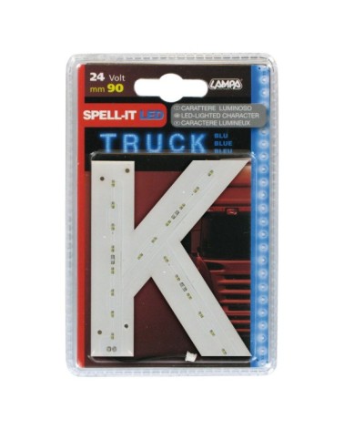 Spell-It Led, 90 mm, 24V - Blu - K