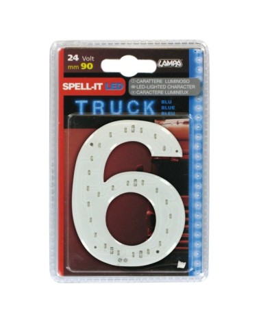 Spell-It Led, 90 mm, 24V - Blu - 6