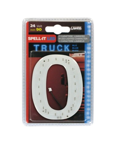 Spell-It Led, 90 mm, 24V - Blu - 0