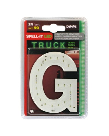 Spell-It Led, 90 mm, 24V - Verde - G