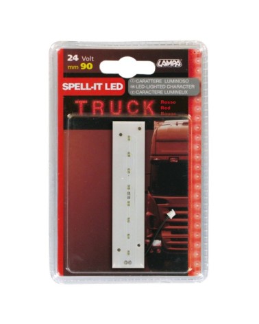 Spell-It Led, 90 mm, 24V - Rosso - I