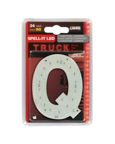 Spell-It Led, 90 mm, 24V - Rosso - Q