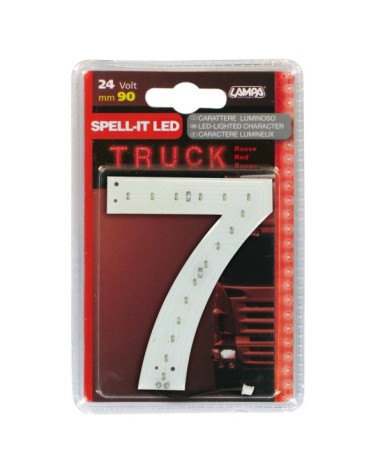 Spell-It Led, 90 mm, 24V - Rosso - 7