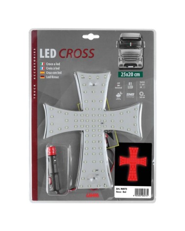 Croce a Led 24V - Rosso