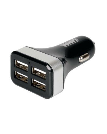 Caricabatteria 4 porte Usb - Fast Charge - 6800 mA - 12 24V