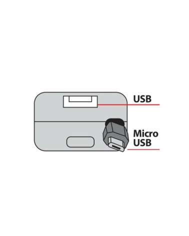 Caricabatteria Micro Usb con 1 porta Usb - Fast Charge - 3100 mA - 12 24V