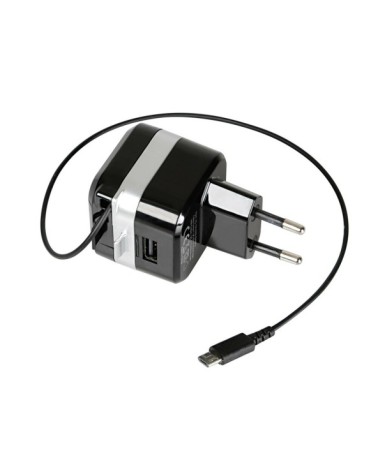 Caricabatteria da rete Micro Usb con 1 porta Usb - Fast Charge - 2400 mA - 100 230V