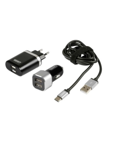 Kit 3 in 1 Usb Type-C - Fast Charge - 12 24V + 230V