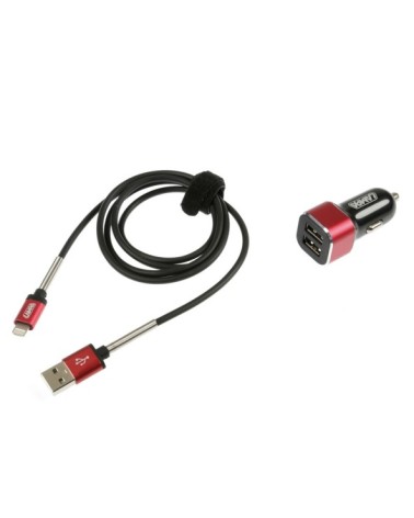 Kit 2 in 1 Universal dal Apple 8 pin   Micro Usb - Fast Charge - 12 24V