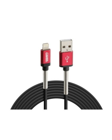 Cavo Universal, Usb  al  Apple 8 pin   Micro Usb - 200 cm - Nero